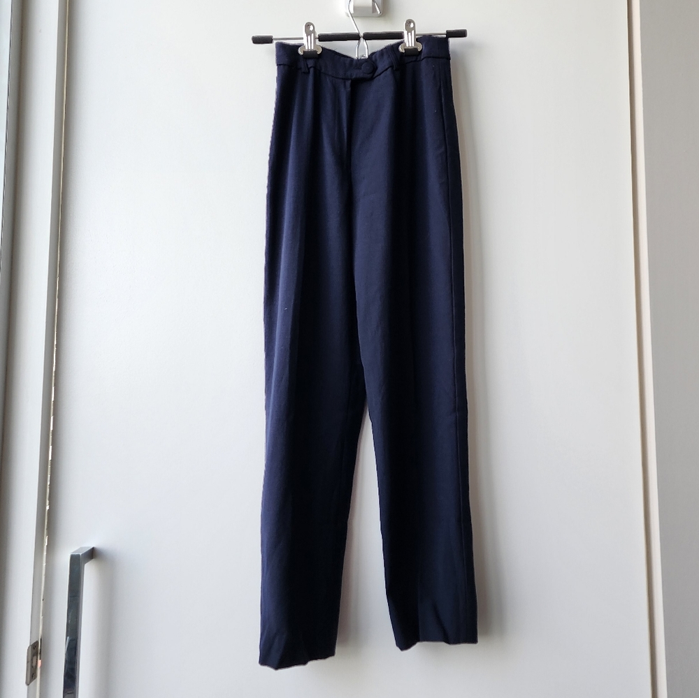 Vintage Cheap and Chic Moschino High Waisted Wool Trouser Pants